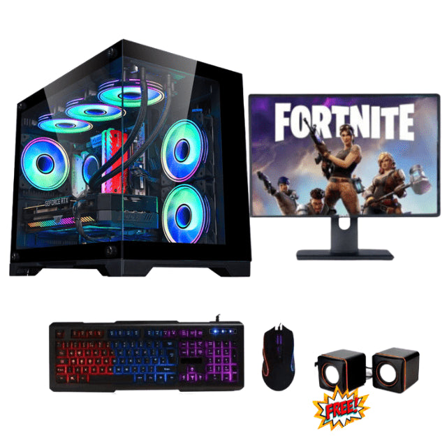 Gaming Intel Quad Core i7 16GB RAM 2TB HDD 128GB SSD 4gb ddr5 Evga geforce gtx 97 PC Bundle + TFT / Monitor & Speakers Set SALE